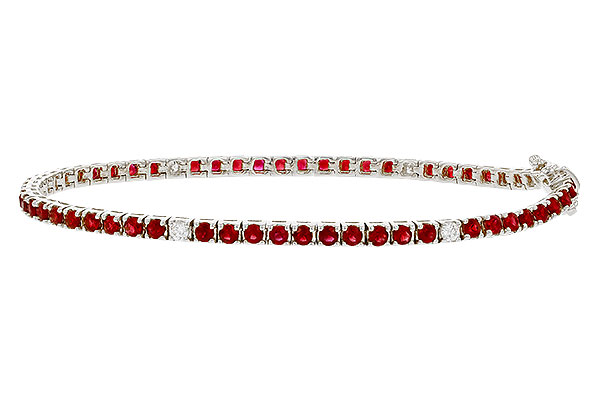 D311-10635: BRACELET 3.04 RUBY 3.29 TGW (7")