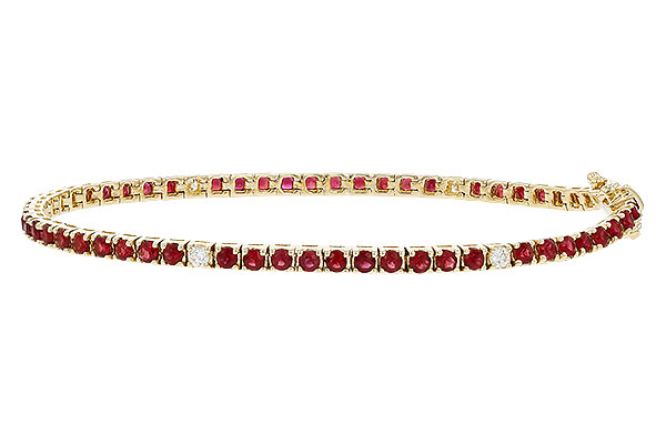 D311-10635: BRACELET 3.04 RUBY 3.29 TGW (7")
