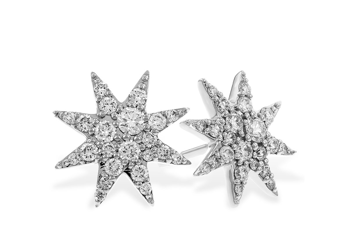 D311-16035: EARRINGS .50 TW