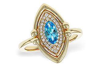 D311-17844: LDS RG .54 BLUE TOPAZ .70 TGW (8x4MM BT)
