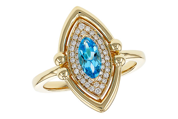 D311-17844: LDS RG .54 BLUE TOPAZ .70 TGW (8x4MM BT)