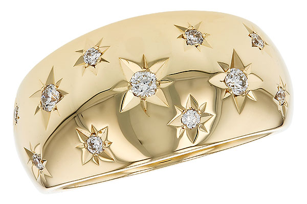 D312-00607: LDS DIA WEDDING RING .18 TW