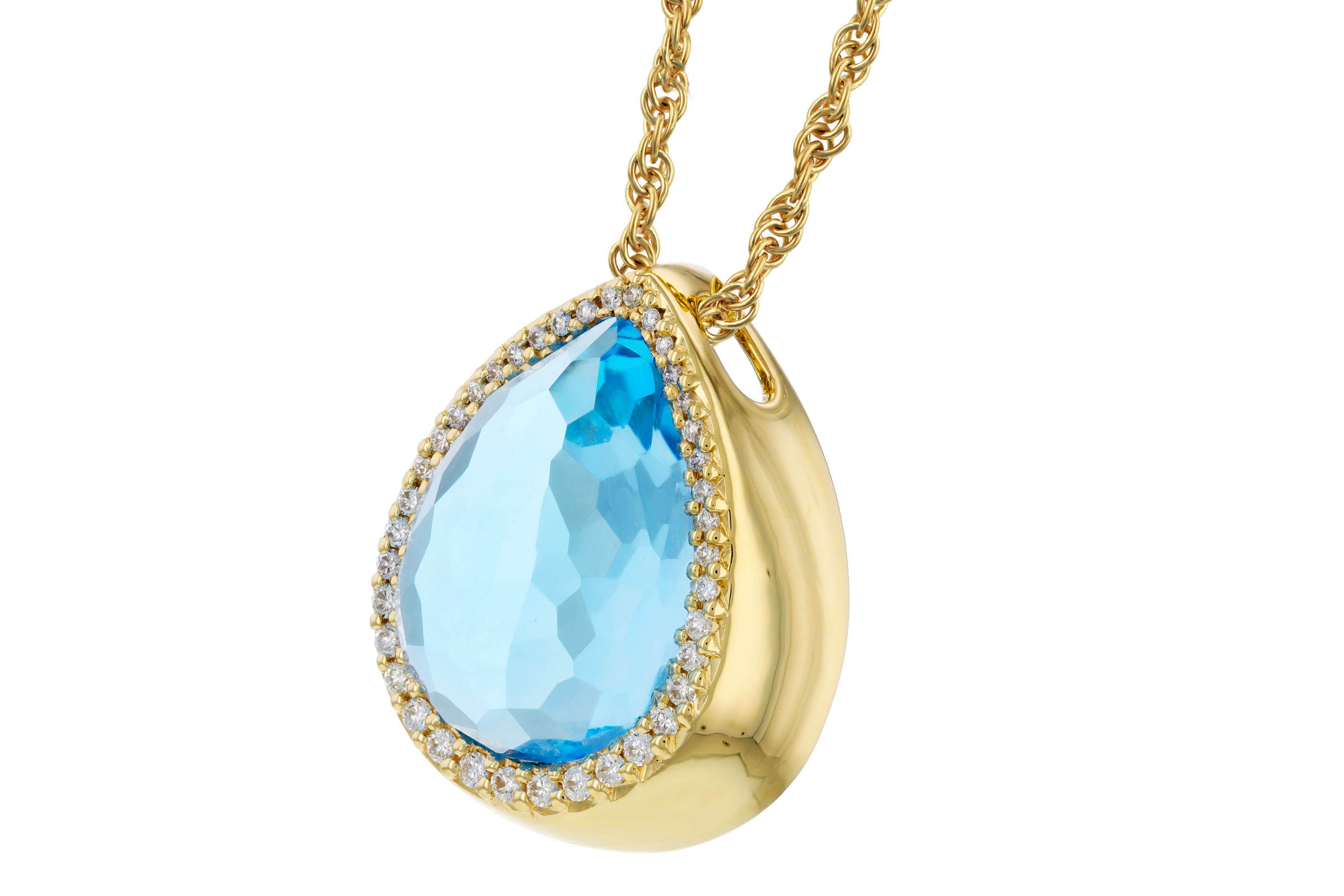 D312-01535: NECK 5.78 LONDON BLUE TOPAZ 5.92 TGW (14x10MM)