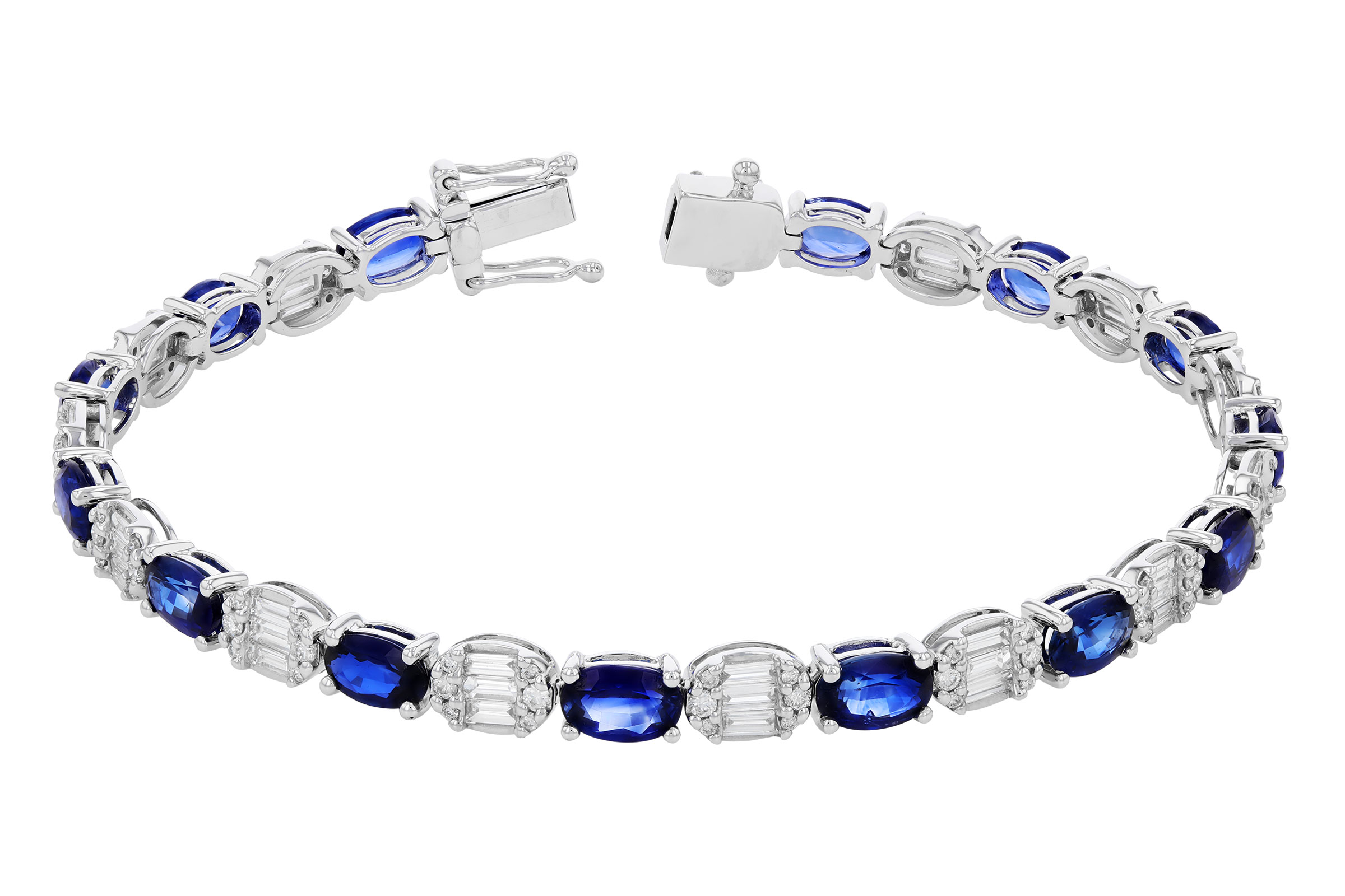 D312-01544: BRACELET 7.28 TW SAPPHIRE 8.98 TGW (7")