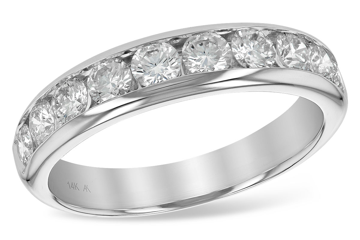 E129-33335: LDS WED RG 1.00 TW (10 STONES)