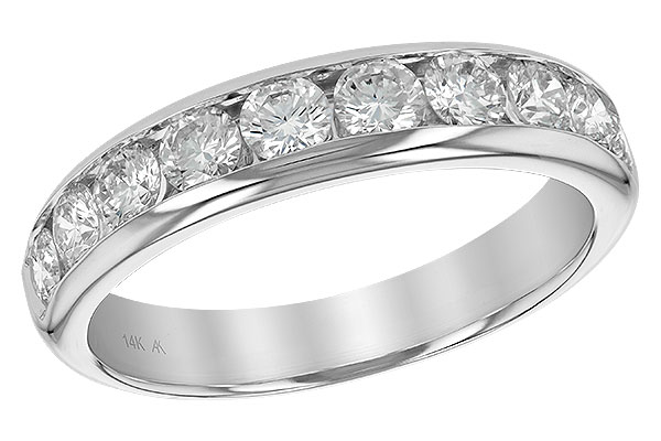 E129-33335: LDS WED RG 1.00 TW (10 STONES)