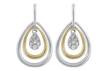 E220-22453: EARRINGS .06 TW