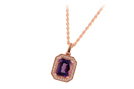 E223-85107: NECK 1.46 AMETHYST 1.57 TGW