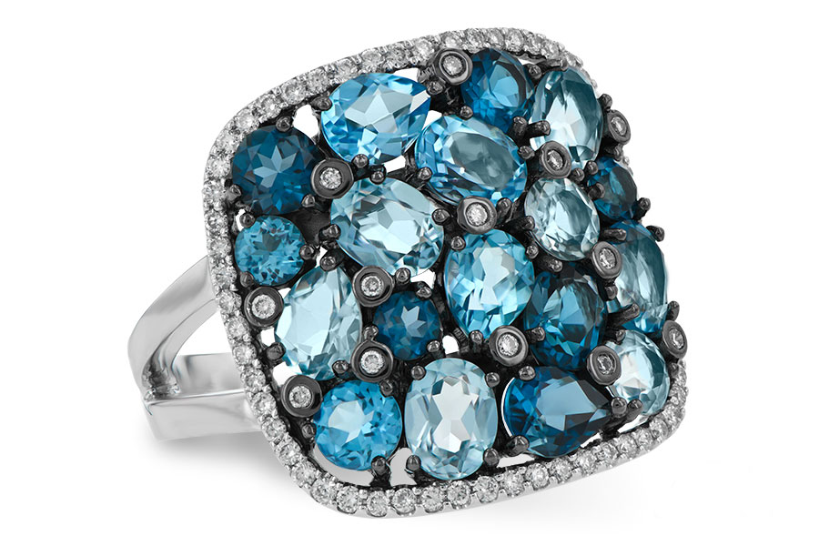 E223-86944: LDS RG 3.67 BLUE TOPAZ 3.94 TGW