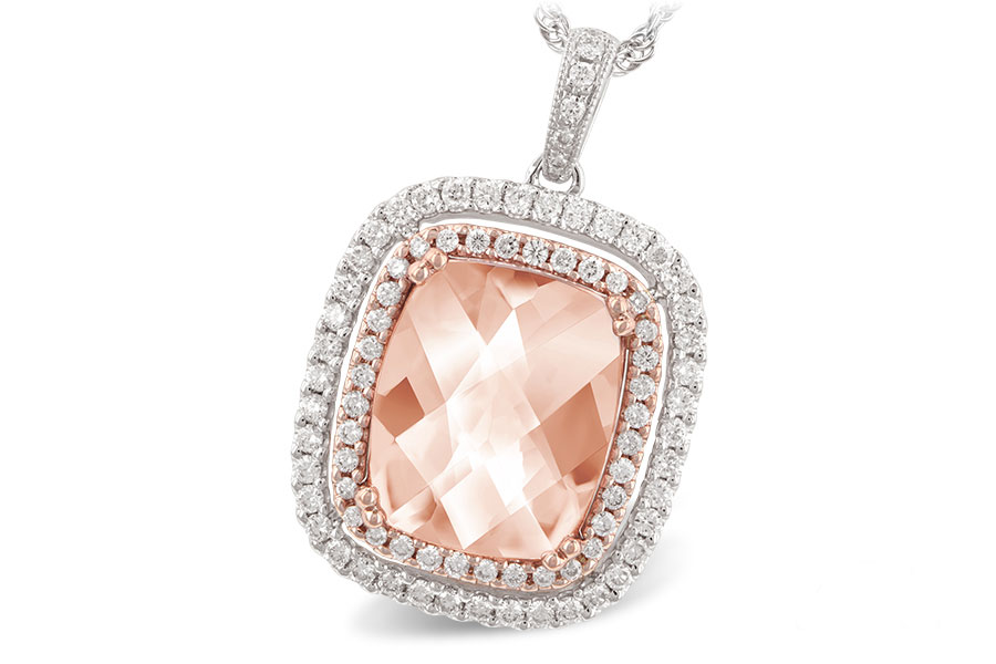 E224-76953: NECK 4.20 MORGANITE 4.66 TGW