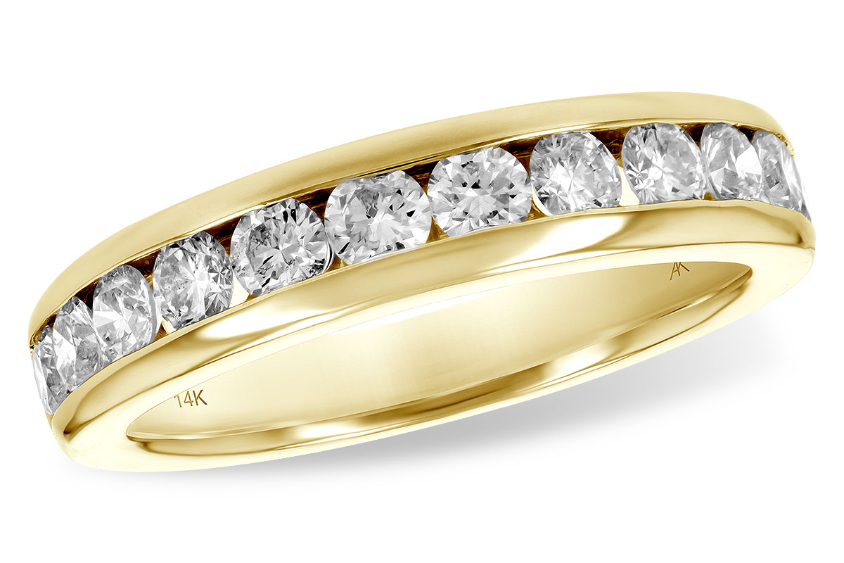 E224-80607: LDS WED RG 1.00 TW (12 STONES)