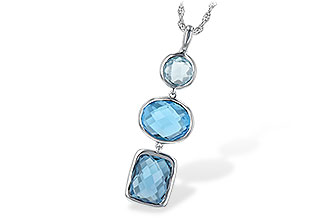 E225-65153: NECK 7.85 BLUE TOPAZ TW