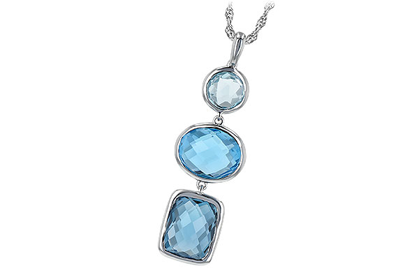 E225-65153: NECK 7.85 BLUE TOPAZ TW