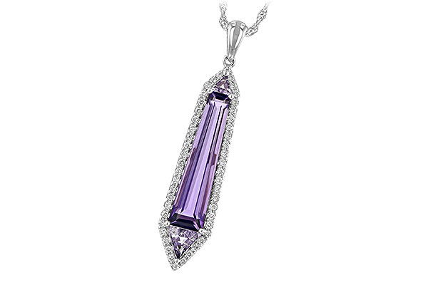 E225-65180: NECK 2.62 AMETHYST 2.85 TGW