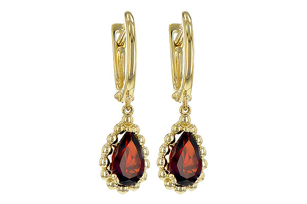 E225-67898: EARR 1.82 GARNET TW