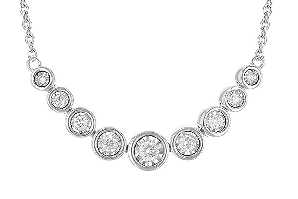 E226-59662: NECKLACE .25 TW (18")