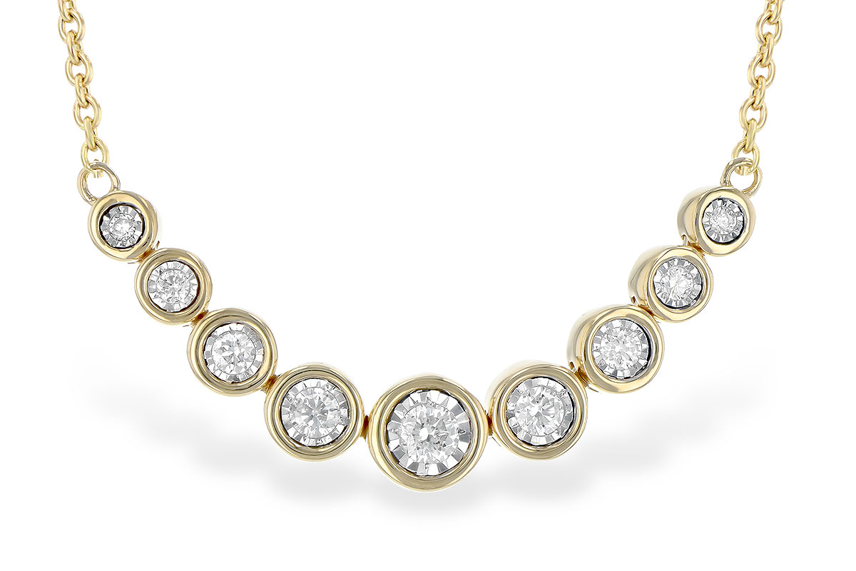 E226-59662: NECKLACE .25 TW (18")