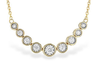 E226-59662: NECKLACE .25 TW (18")