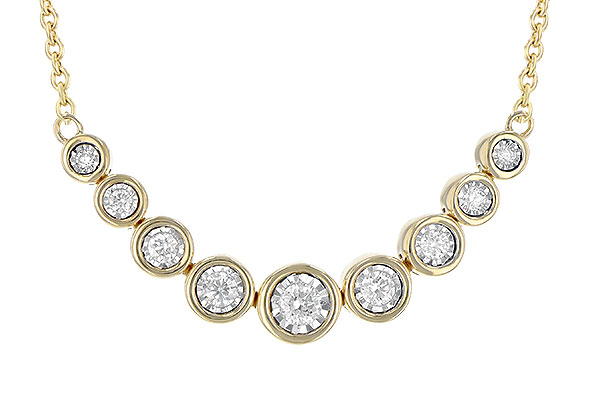 E226-59662: NECKLACE .25 TW (18")