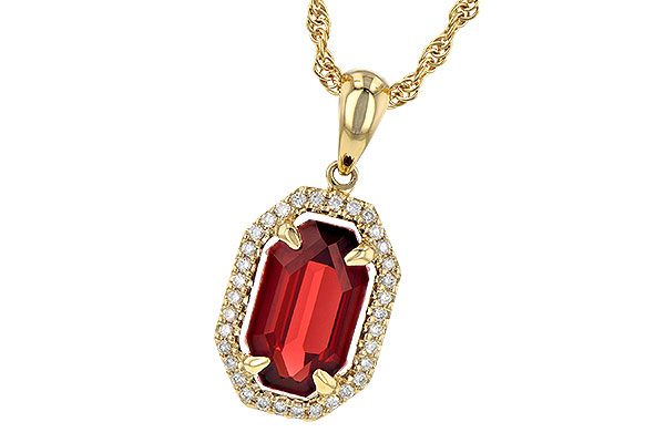 E226-60607: NECK 1.66 GARNET 1.75 TGW