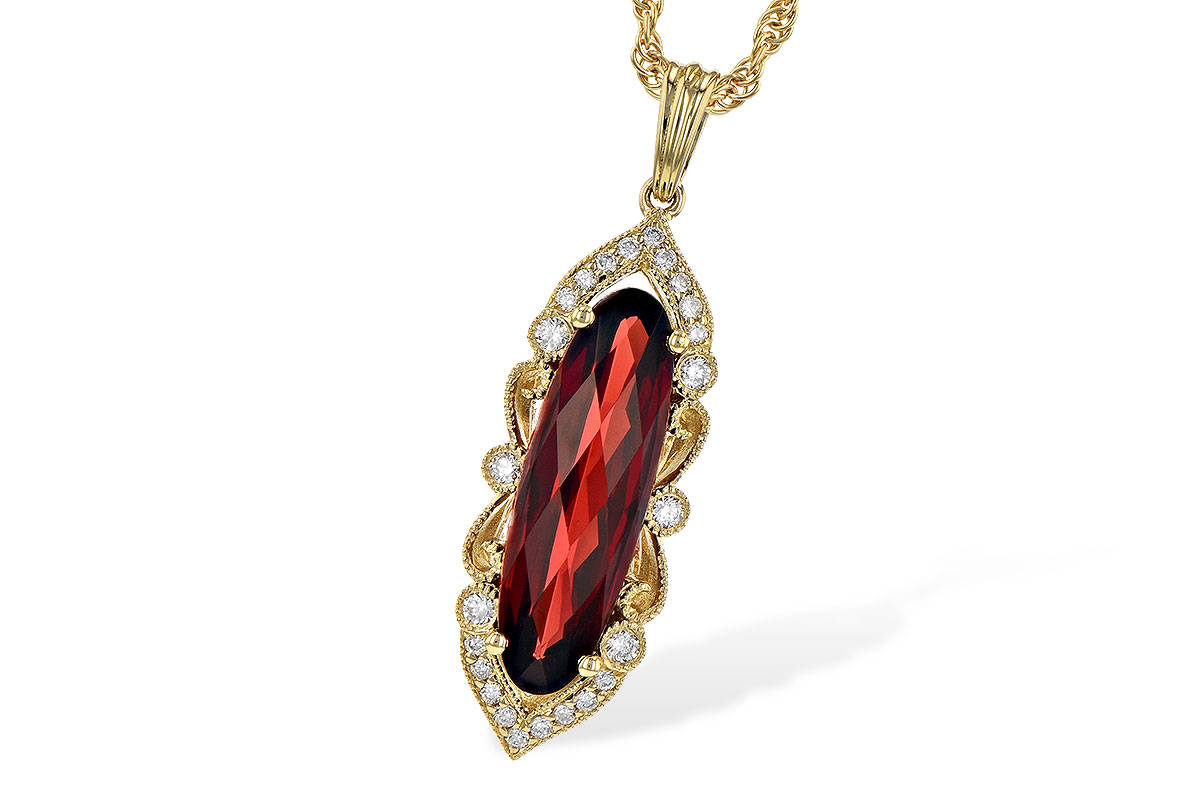 E226-60616: NECK 2.58 GARNET 2.70 TGW