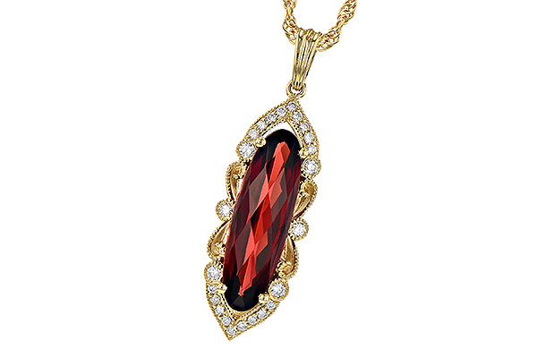 E226-60616: NECK 2.58 GARNET 2.70 TGW