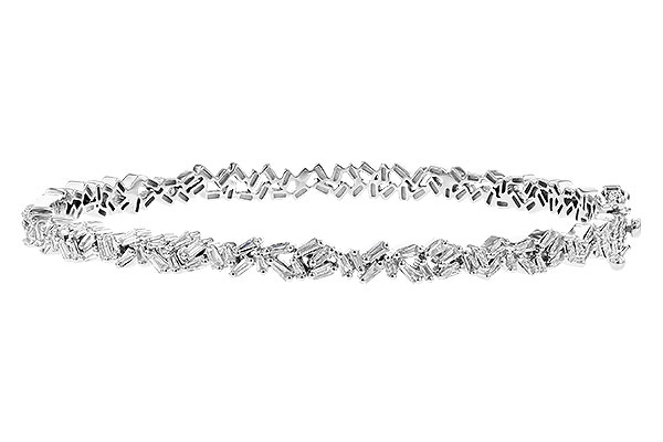 E309-28780: BANGLE .84 TW BAGUETTE DIAS