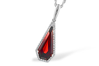 E309-29644: NECK 4.00 GARNET 4.17 TGW