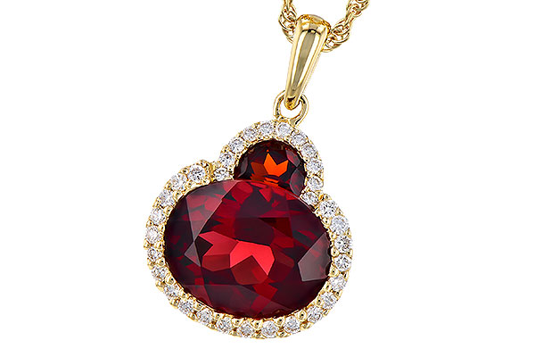 E309-35171: NECK 3.02 TW GARNET 3.16 TGW