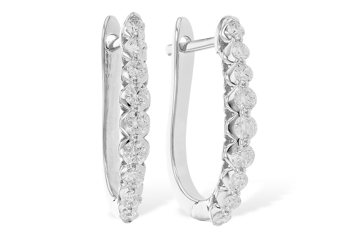 E310-21480: EARRINGS .50 TW