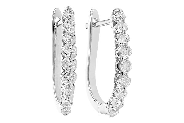 E310-21480: EARRINGS .50 TW