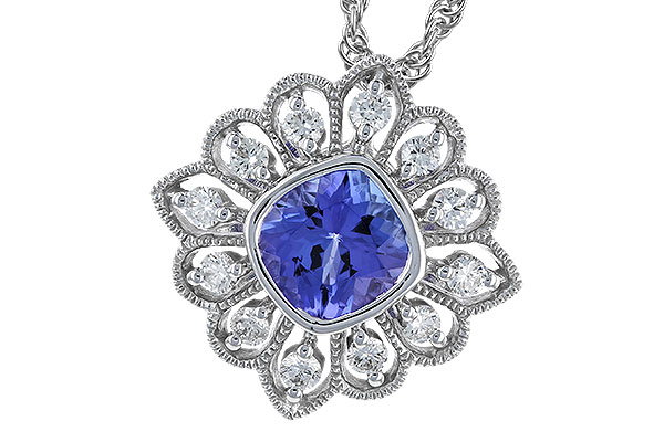E310-21544: NECK .98 TANZANITE 1.24 TGW (6MM TANZ)