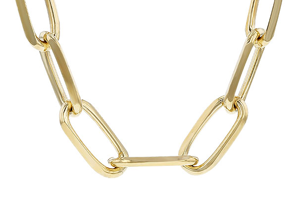 E311-09644: PAPERCLIP XL (7IN, 5.2MM, 14KT, LOBSTER CLASP)