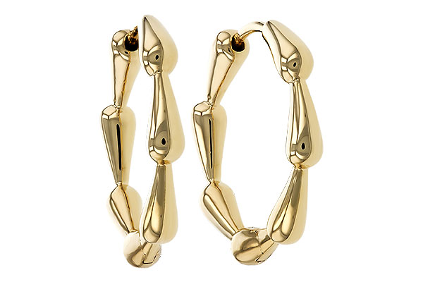 E311-15144: GOLD EARRINGS (21MM)