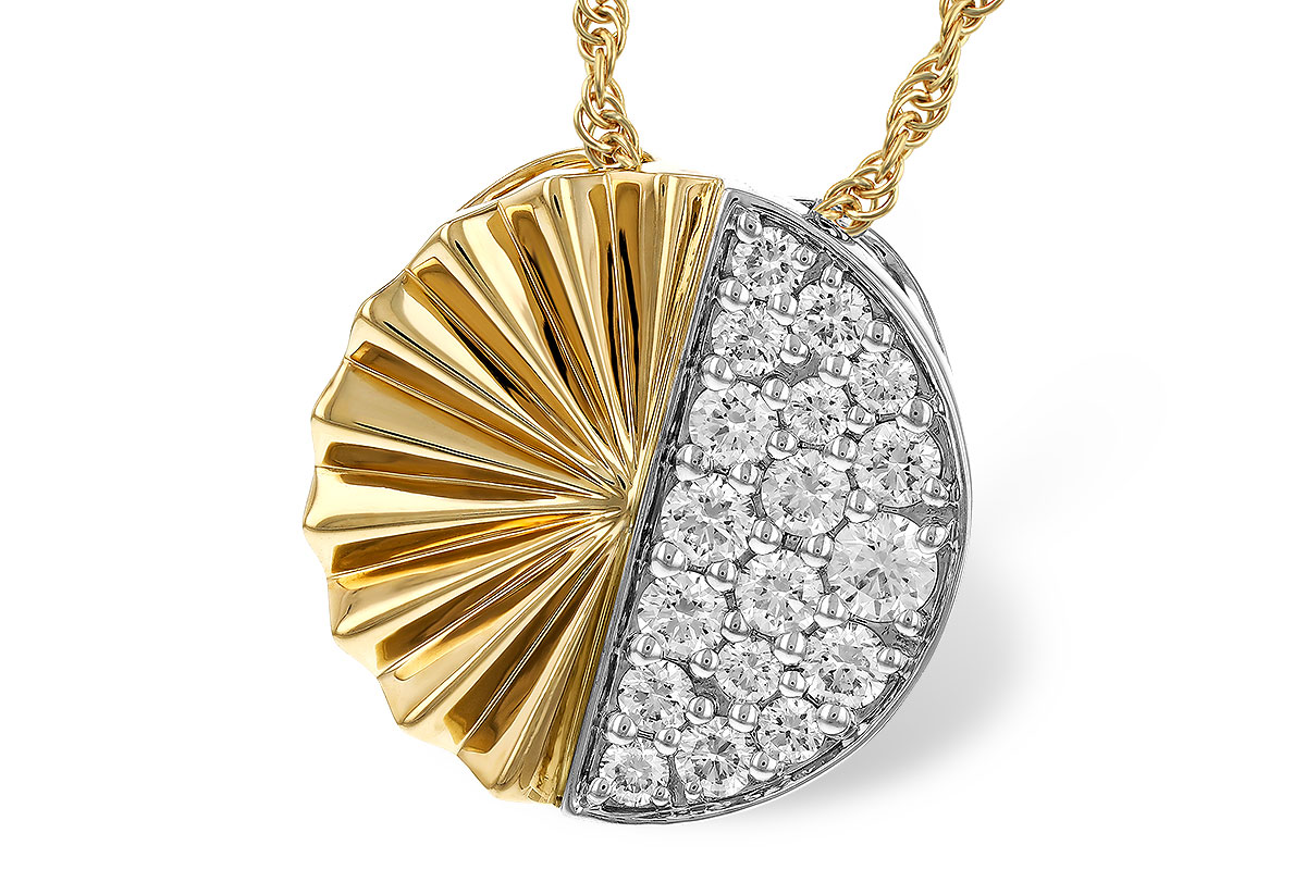 E311-16007: NECKLACE .50 TW