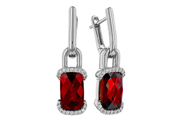 E312-00580: EARR 4.65 TW GARNET 4.80 TGW (10x6MM GAR)