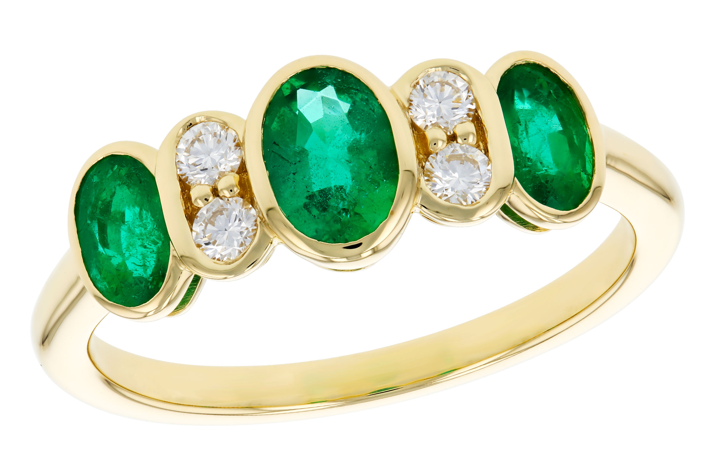 E312-03307: LDS RG .90 TW EMERALD 1.05 TGW