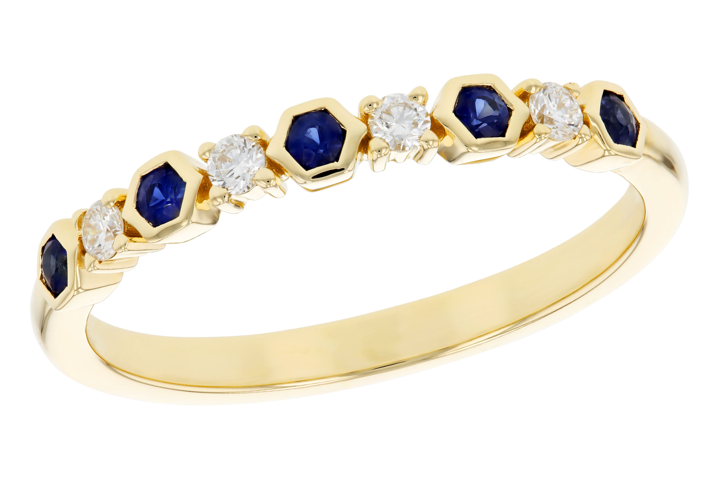 E312-03316: LDS WED RG .14 TW SAPPHIRE .24 TGW
