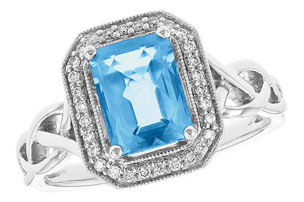 F223-85107: LDS RG 1.77 BLUE TOPAZ 1.88 TGW