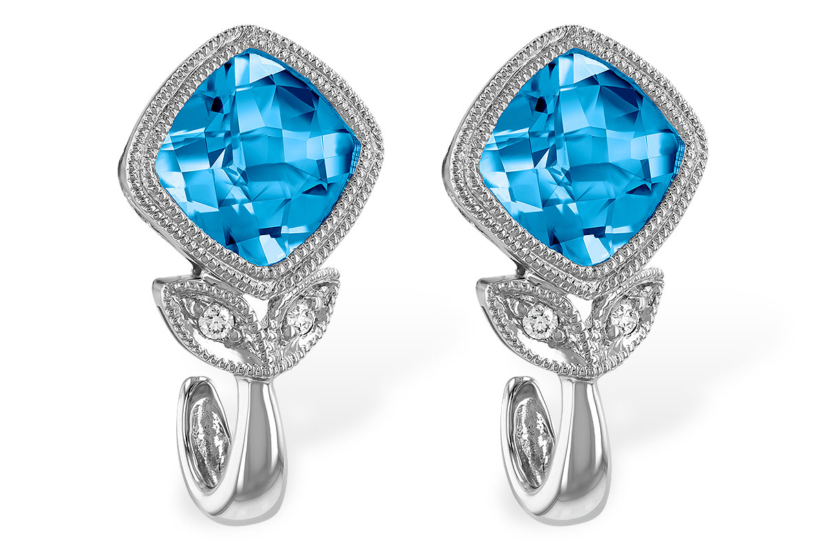 F223-88798: EARR 2.12 BLUE TOPAZ 2.14 TGW