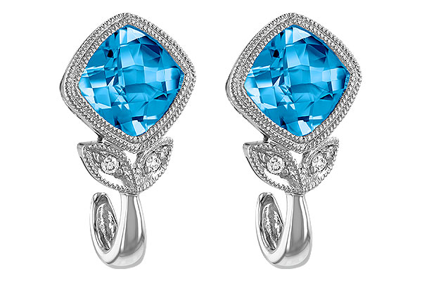 F223-88798: EARR 2.12 BLUE TOPAZ 2.14 TGW