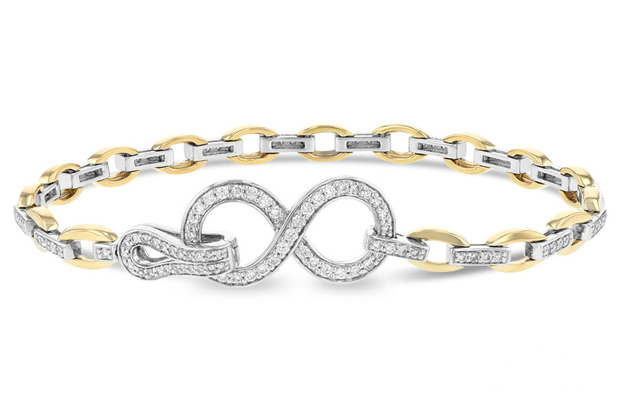 F224-76989: BRACELET 1.00 TW (YG & WG)