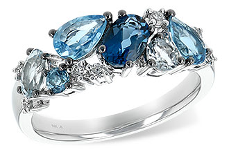 F225-64271: LDS RG 2.05 BLUE TOPAZ 2.16 TGW