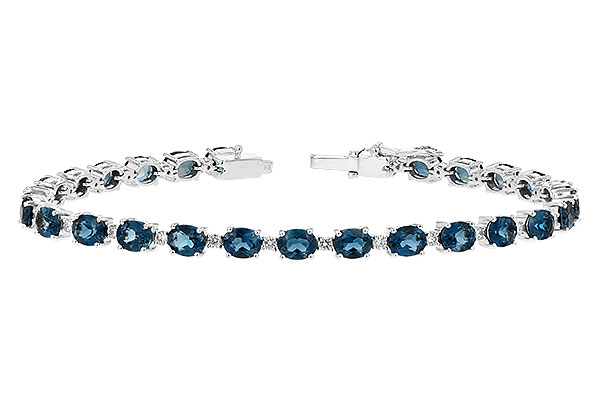 F225-66016: BRACELET 8.97 LONDON BLUE TPZ 9.55 TGW