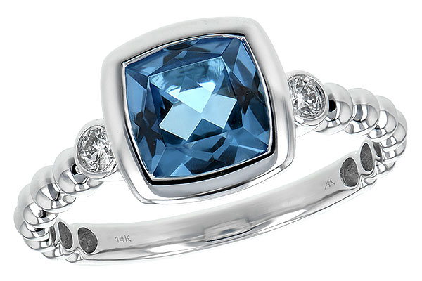 F225-66062: LDS RG 1.57 BLUE TOPAZ 1.65 TGW