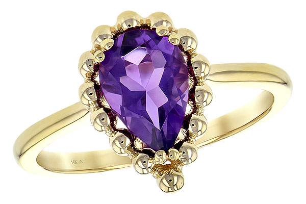 F225-67889: LDS RING 1.06 CT AMETHYST