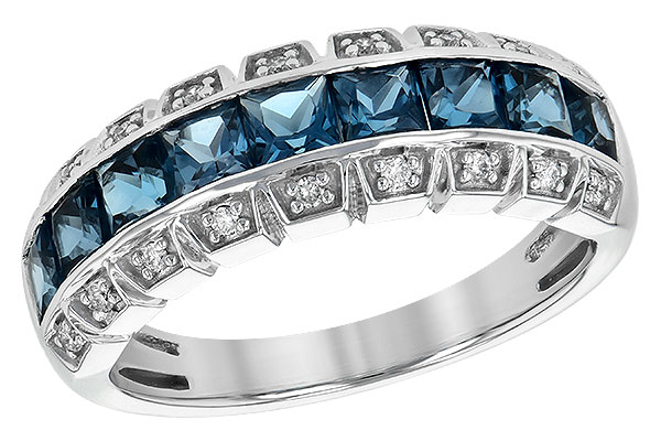 F226-55144: LDS WED RG 1.51 LONDON BLUE TOPAZ 1.60 TGW