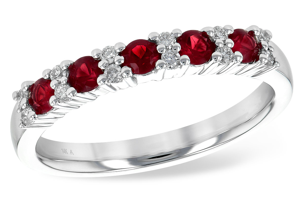F226-56089: LDS WED RG .44 RUBY .58 TGW