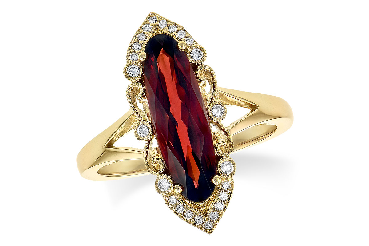 F226-60616: LDS RG 2.58 GARNET 2.70 TGW