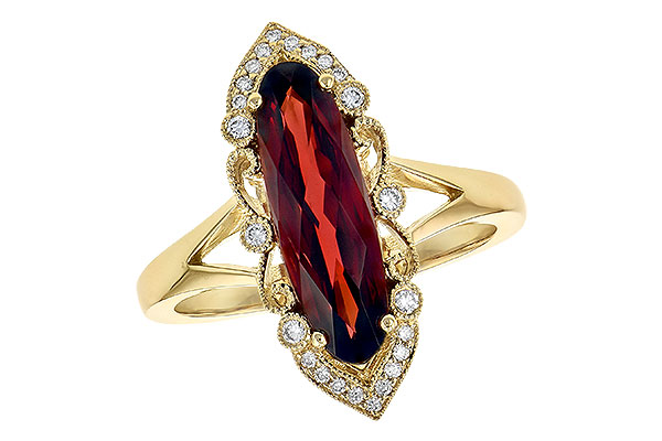 F226-60616: LDS RG 2.58 GARNET 2.70 TGW